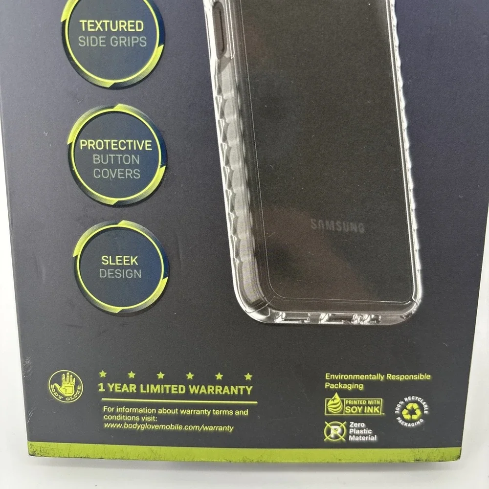 Samsung Galaxy A14 5G Clear Phone Case Body Glove 8‎ Ft Drop Tested Sleek Slim